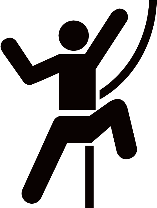 Rock Climbing Icon Clipart (752x675), Png Download