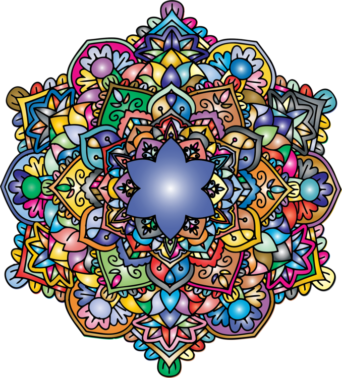 Symmetry,circle,line - Drawing Clipart (678x750), Png Download