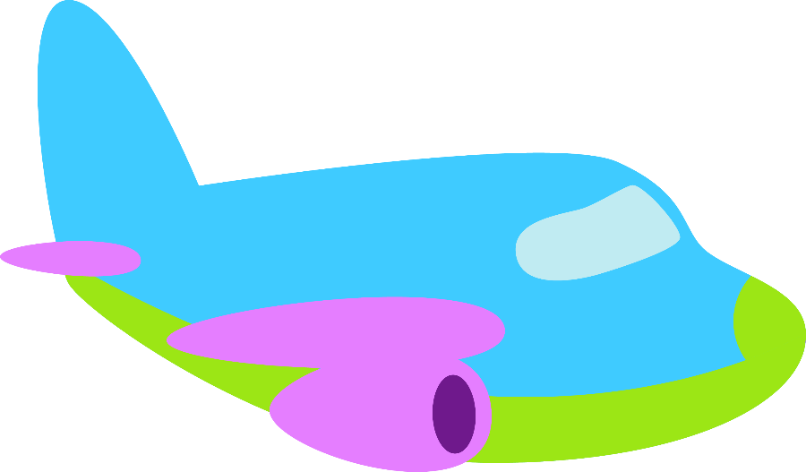 Avion Tierno Dibujo Clipart (900x527), Png Download