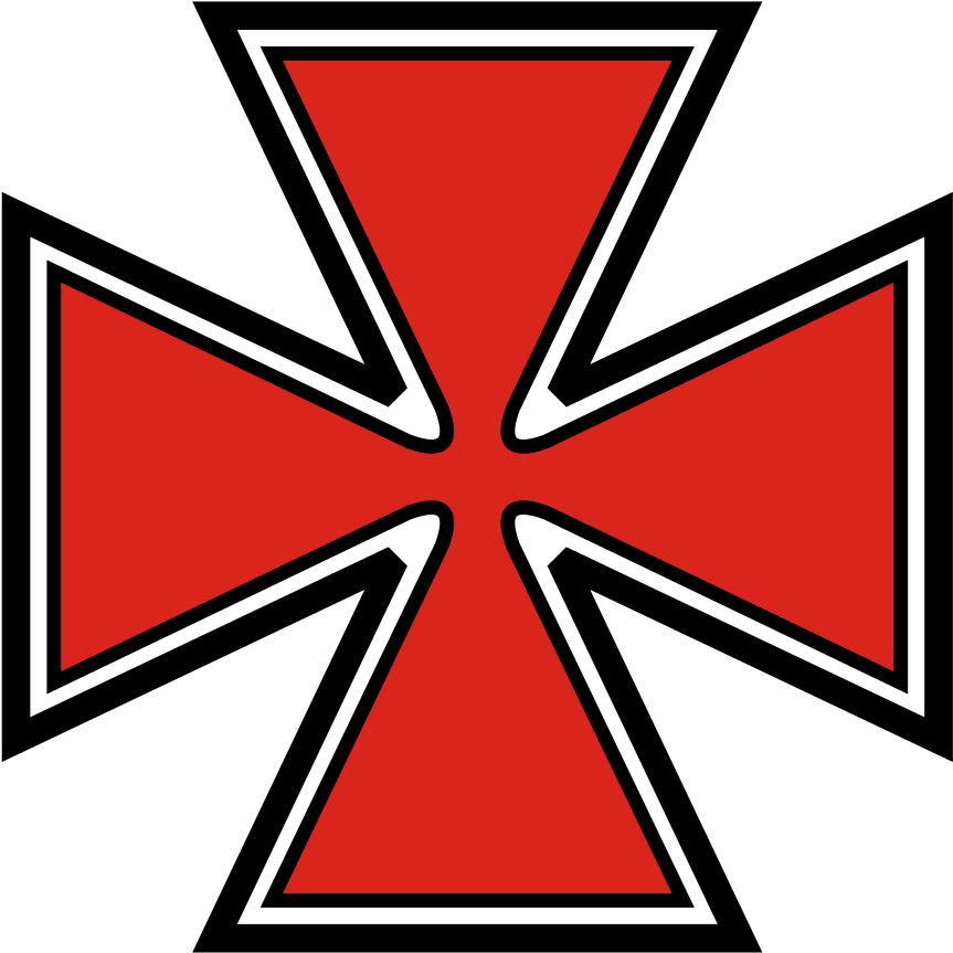 Transparent Cross Outline Png Axis Powers Ww2 Symbol Clipart Full