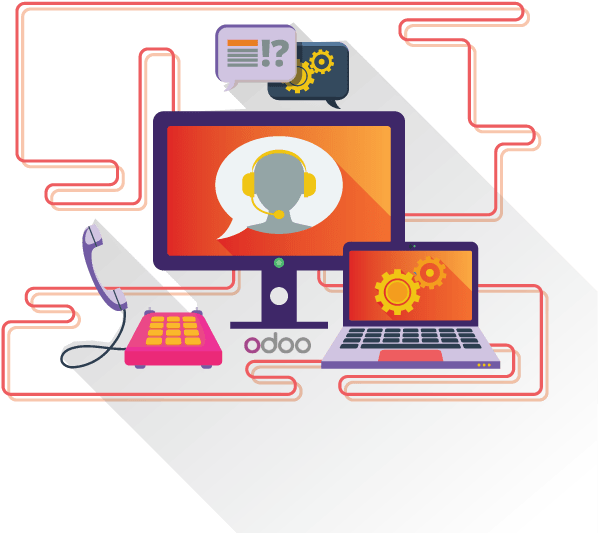 Odoo Support & Maintenance Clipart (842x595), Png Download