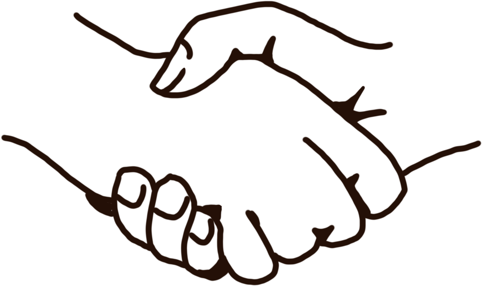 Shake Hands Drawing Png Clipart (2048x2048), Png Download