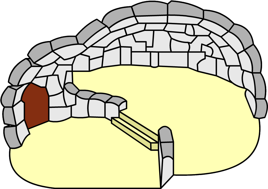 Split Level Snow Igloo - Club Penguin Double Igloo Clipart (919x679), Png Download