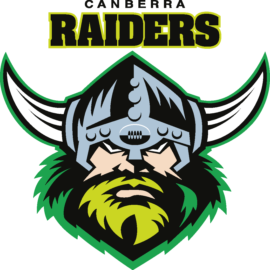 Canberra Raiders Logo Png Clipart (1120x1119), Png Download