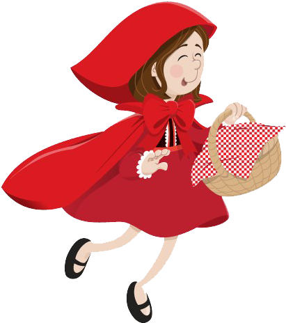 Little Red Riding Hood Png Background Image - Little Red Riding Hood Png Clipart (800x600), Png Download