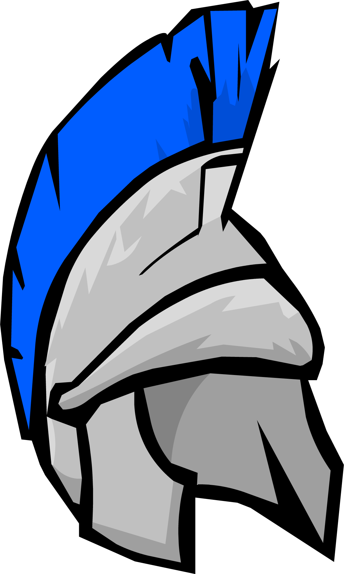 Club Penguin Rewritten Wiki - Club Penguin Roman Helmet Clipart (1195x1996), Png Download