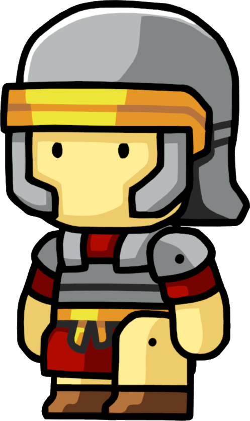 Gladiator Clipart Crusader - Roman Soldier Cartoon - Png Download (497x836), Png Download