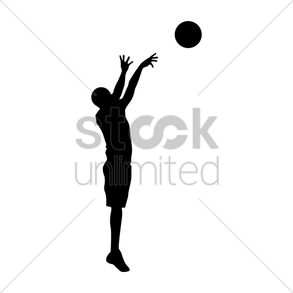 Clipart Basketball Player Shooting Clipartfest Clip - Basketball Player - Png Download (600x600), Png Download