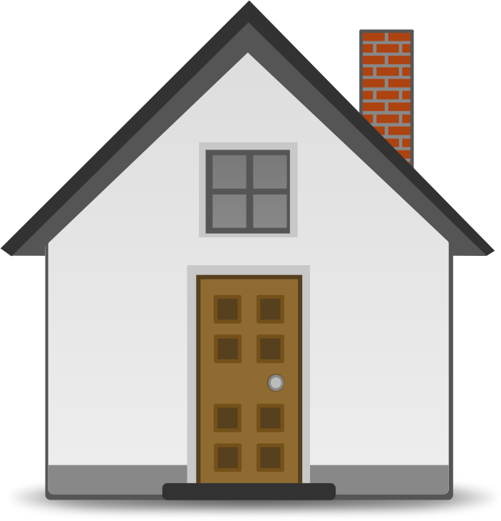 Matt Icons User Home - Transparent Background House Png Clipart (600x600), Png Download