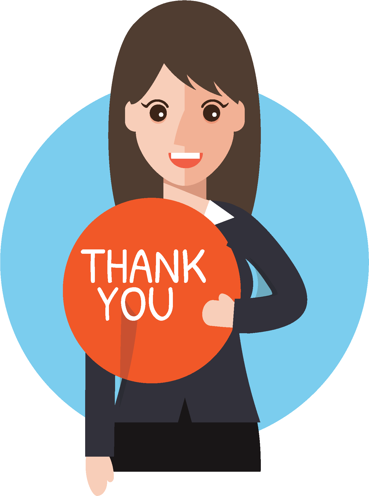 Thankyou Clipart For Kids - Png Download (1515x2238), Png Download