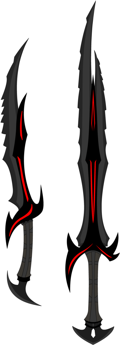 #daedric #daedricprince #sword #dagger #skyrim #oblivion - Skyrim Daedric Greatsword Sword Clipart (573x1392), Png Download