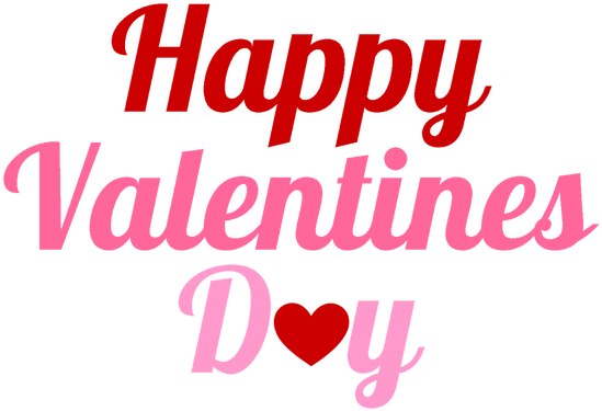 Transparent Background Happy Valentines Day Png Clipart Full Size Clipart 5476041 Pinclipart