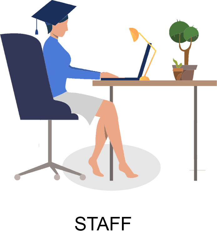 Aluno Estudando Clipart (694x738), Png Download