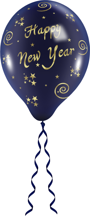 Tubes Png Happy New Year Clipart (376x899), Png Download