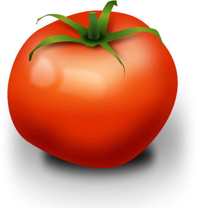 Realistic Cliparts - Tomato Clipart - Png Download (761x701), Png Download