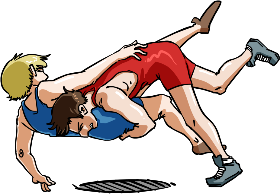 Wrestling Png - Wrestling Png Hd Clipart (1024x709), Png Download
