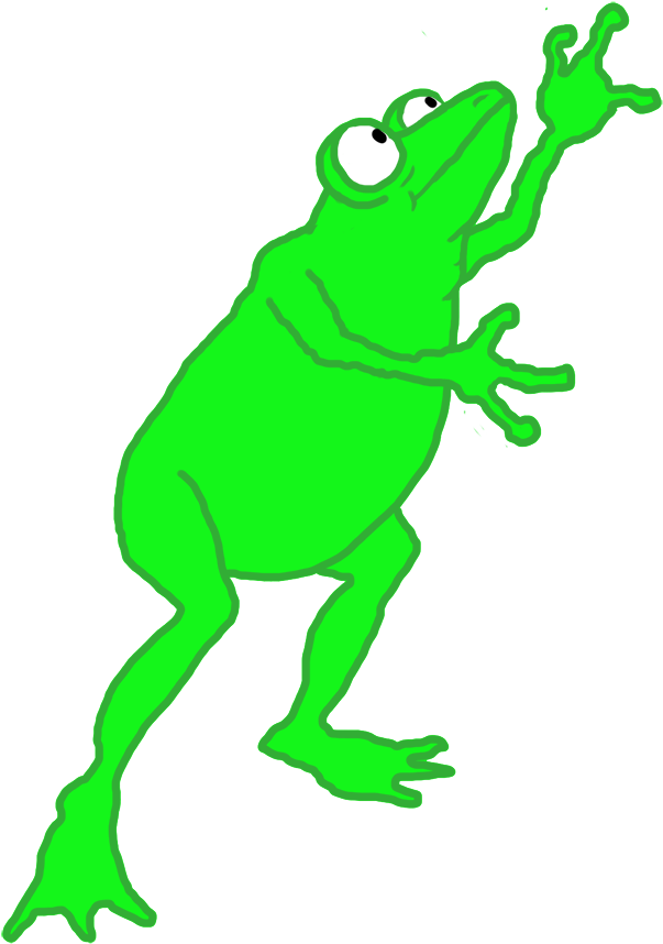 Transparent Frogs Clipart - Clip Art - Png Download (603x858), Png Download
