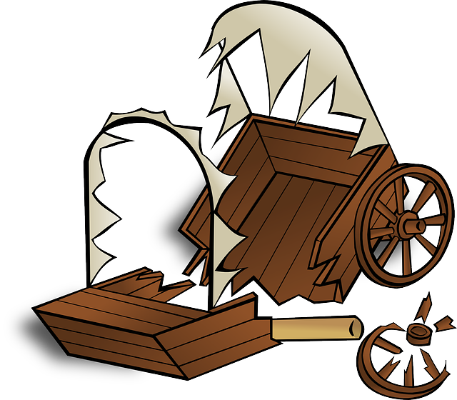 Caravan, Wreck, Wrack, Broken - Wreck Clipart - Png Download (640x560), Png Download