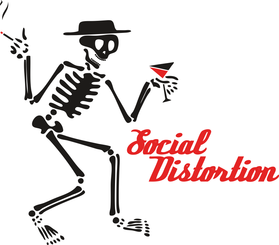 Social Distancing Social Distortion Clipart (900x789), Png Download