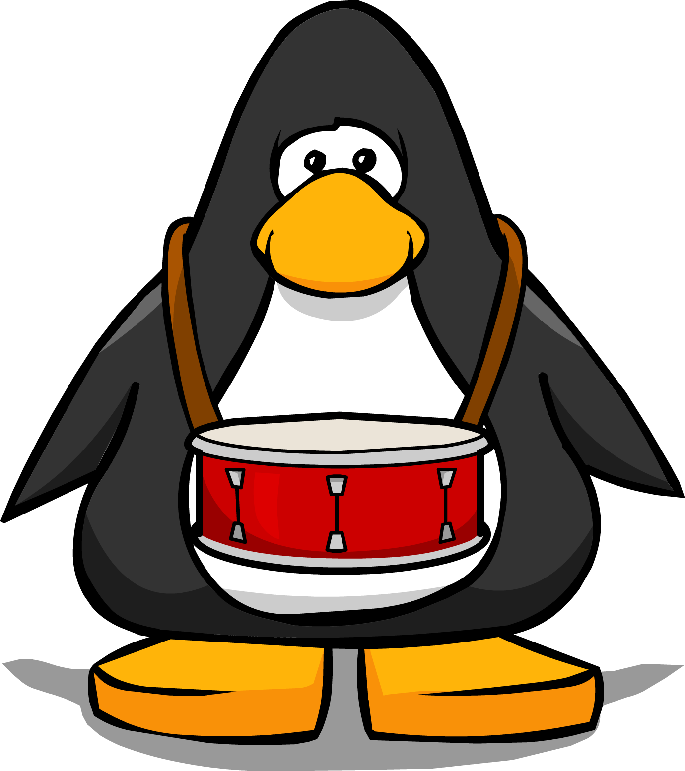 Image Snare Drum From - Club Penguin Penguin Colors Clipart (1380x1554), Png Download