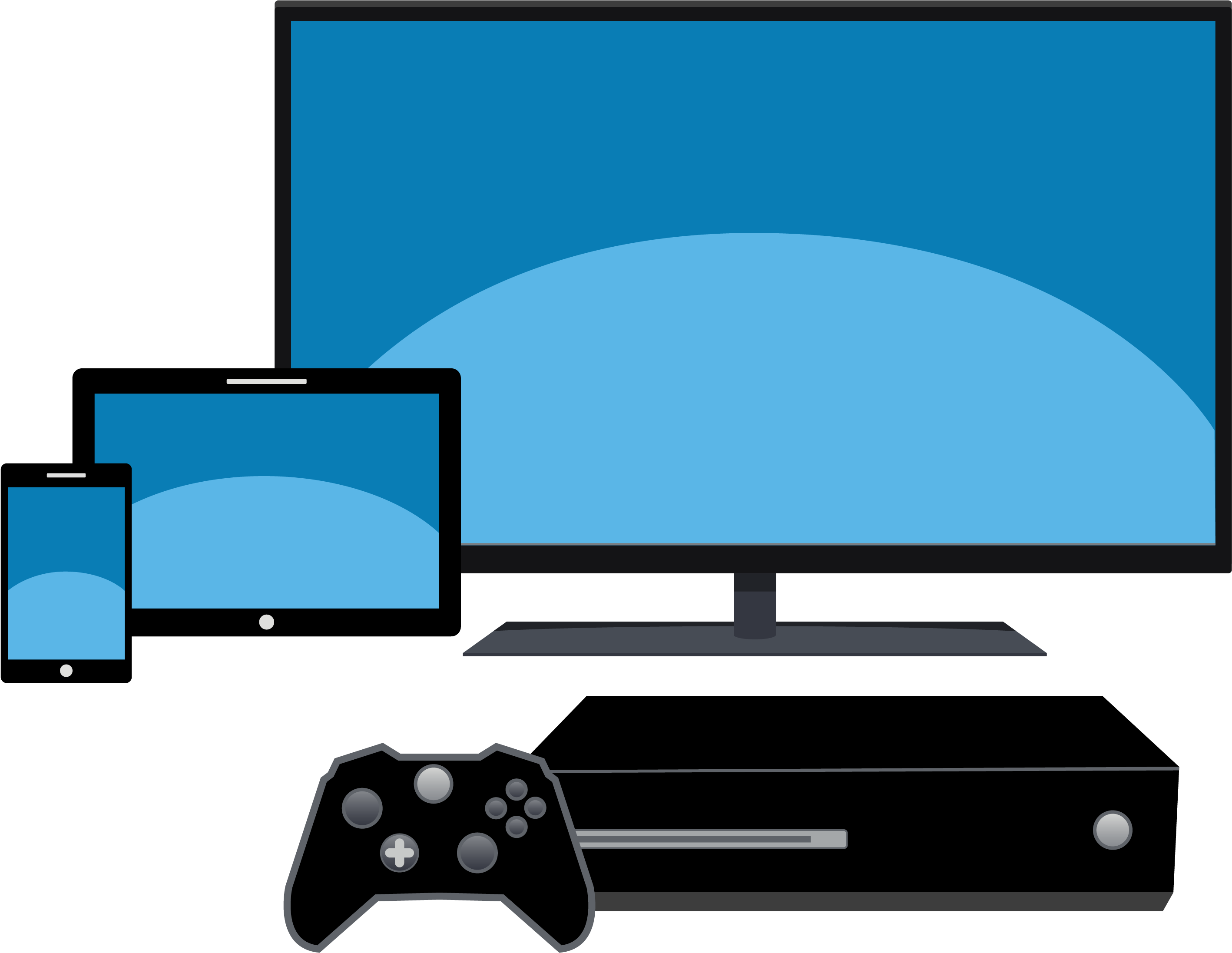 Ouch Jul 2017 Gaming Online Safely & Securely - Video Game Clipart (3334x2500), Png Download