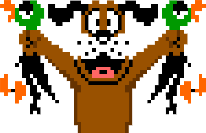 Duck Hunt Hunting Dog Wii U - Duck Hunt 8 Bit Clipart (783x462), Png Download
