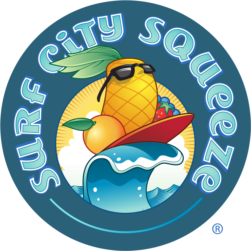 Surf City Cafe Restaurant Smoothie Kahala Brands Clipart - Surf City Squeeze Logo - Png Download (1024x1024), Png Download