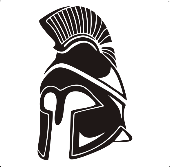 Spartan Helmet Clipart - Png Download (585x600), Png Download
