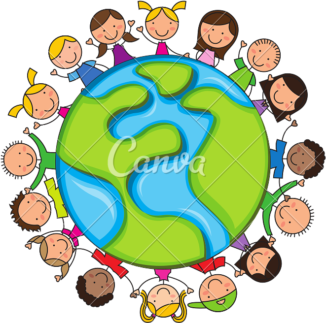 Cartoon Kids Icon - Elementary Graduation Icon Clipart (661x656), Png Download