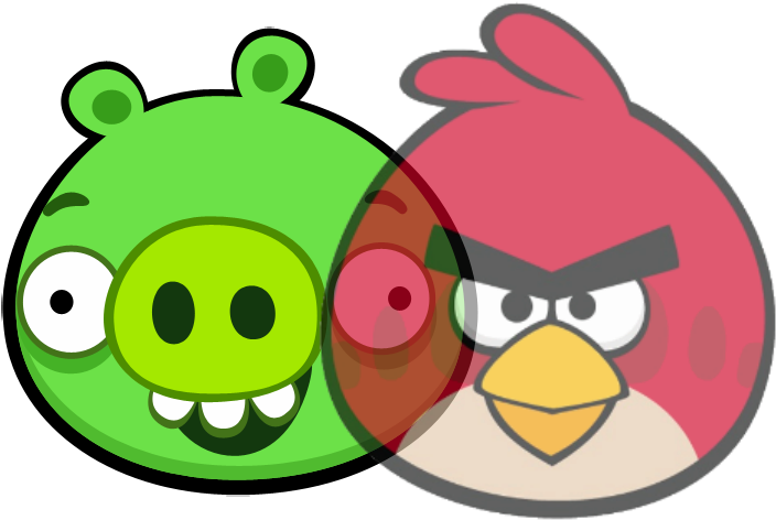Picture - Angry Birds Drawing Clipart (715x477), Png Download