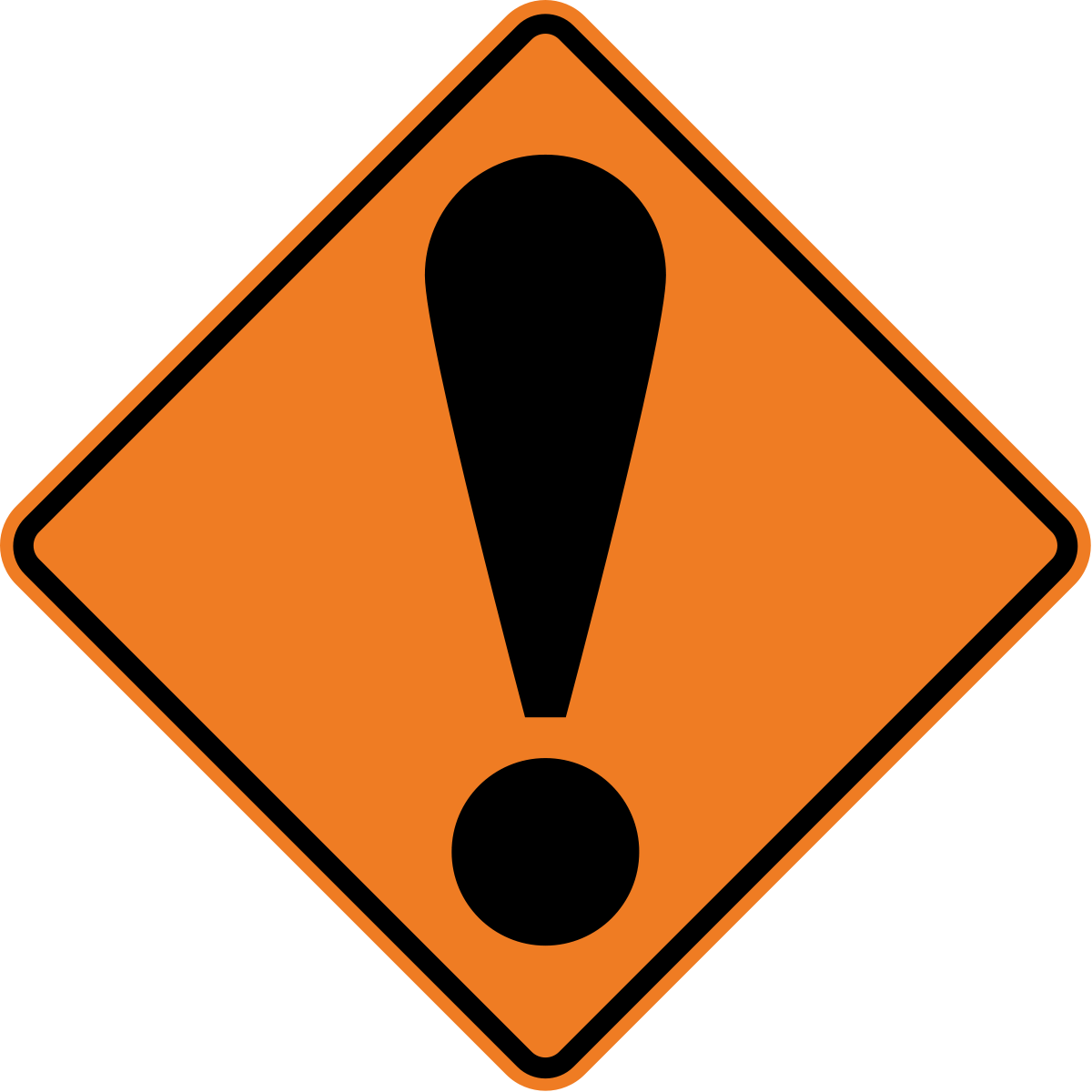 No Road Marking Sign Clipart (1200x1200), Png Download