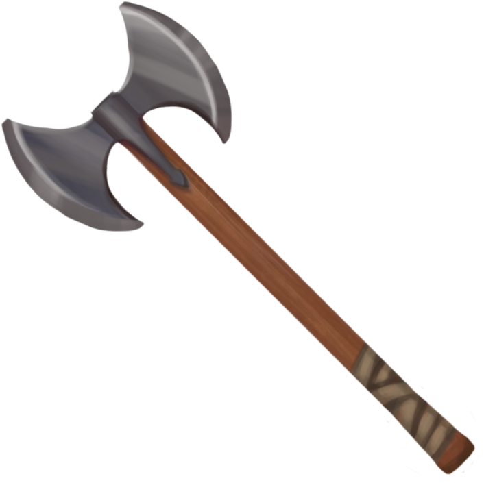 Battleaxe Pollaxe - Transparent Battle Axe Clip Art - Png Download (706x705), Png Download
