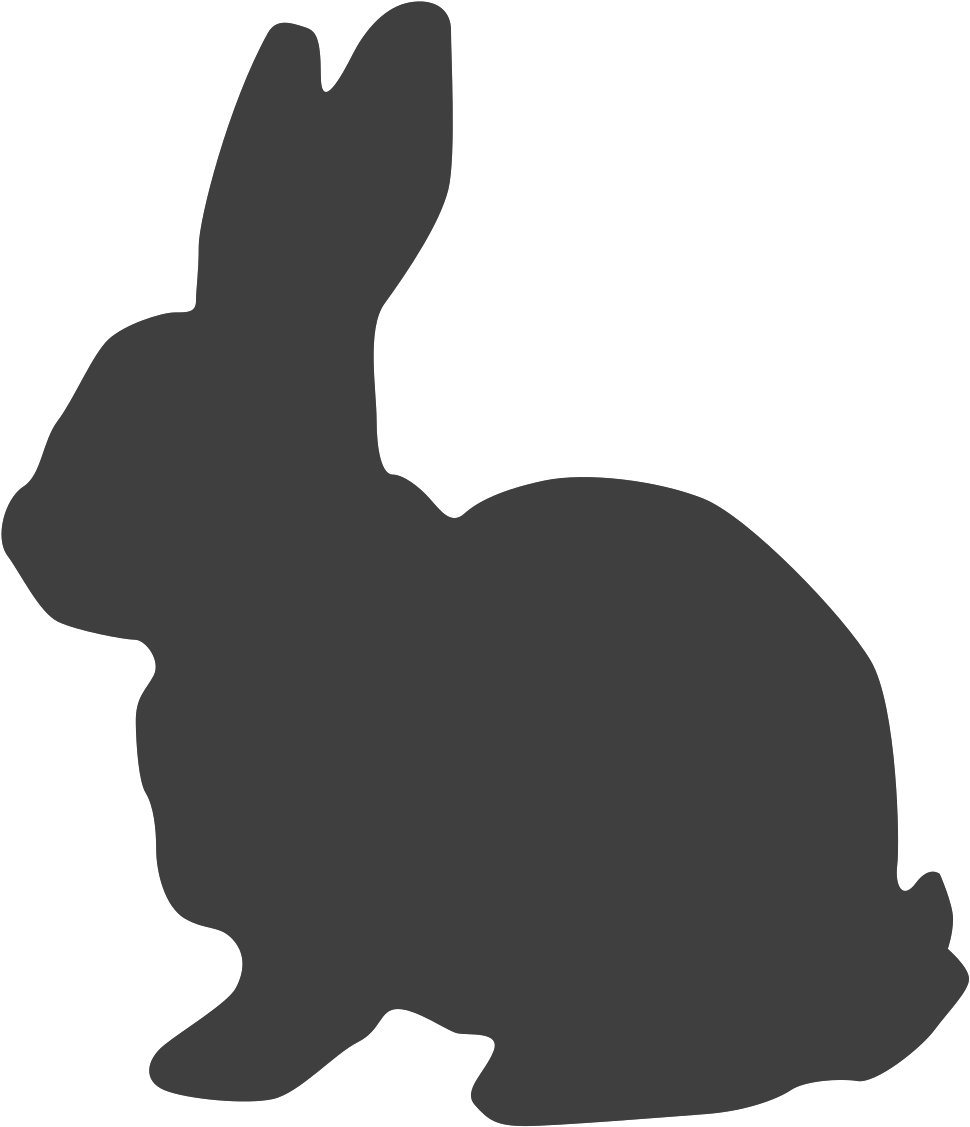 Easter Bunny Silhouette Png