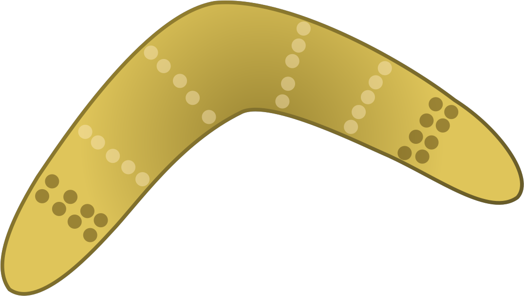 Boomerang 01 Svg Clip Arts - Illustration - Png Download (1600x2262), Png Download