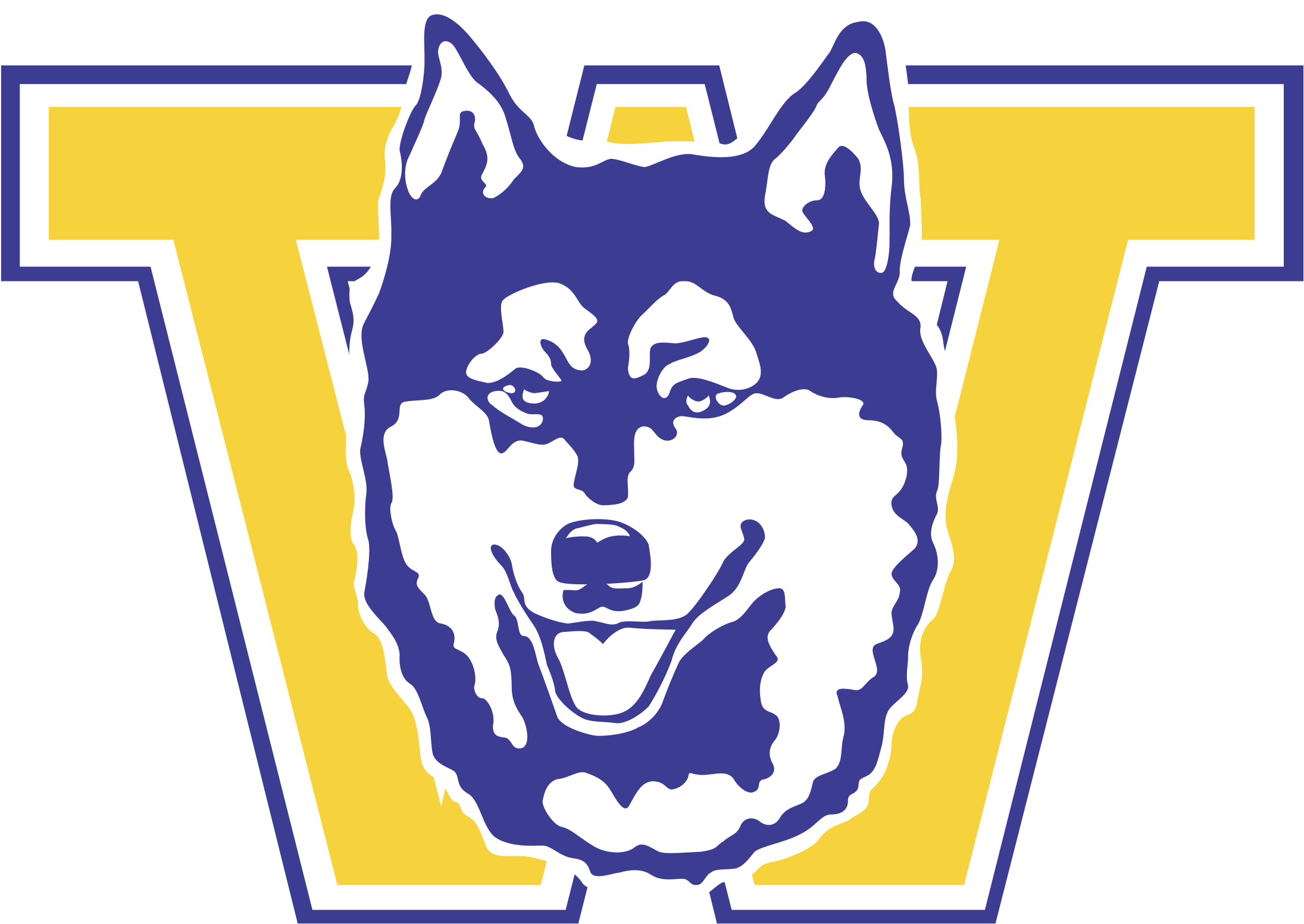 Husky Svg Washington - Washington Huskies Old Logo Clipart (2400x2400), Png Download