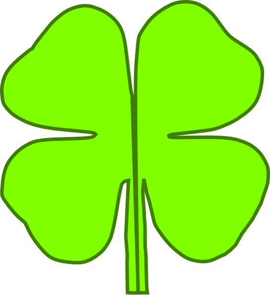 Trébol Verde Clipart (546x596), Png Download