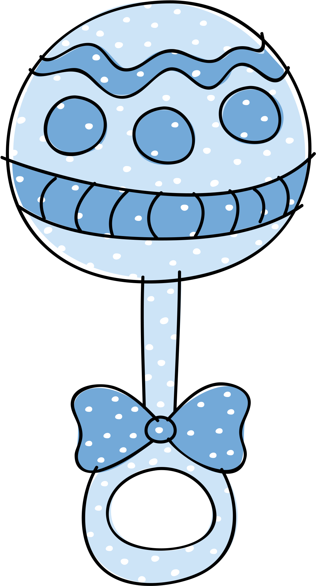 Transparent Blue Rattle Clipart Pink Baby Rattle Clipart Png