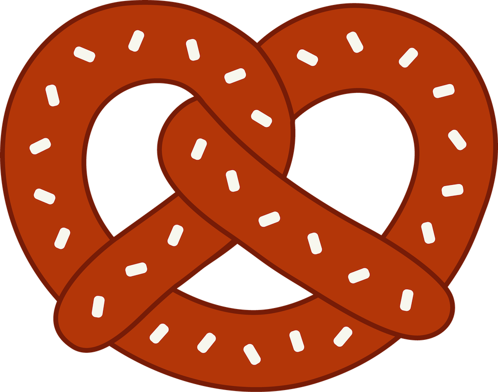 Pretzel Clipart - Png Download (1000x789), Png Download