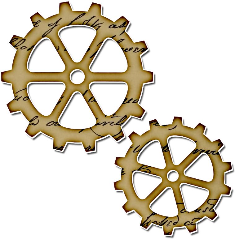 Free Gear Clipart - Clipart Gears Steampunk - Png Download (774x791), Png Download