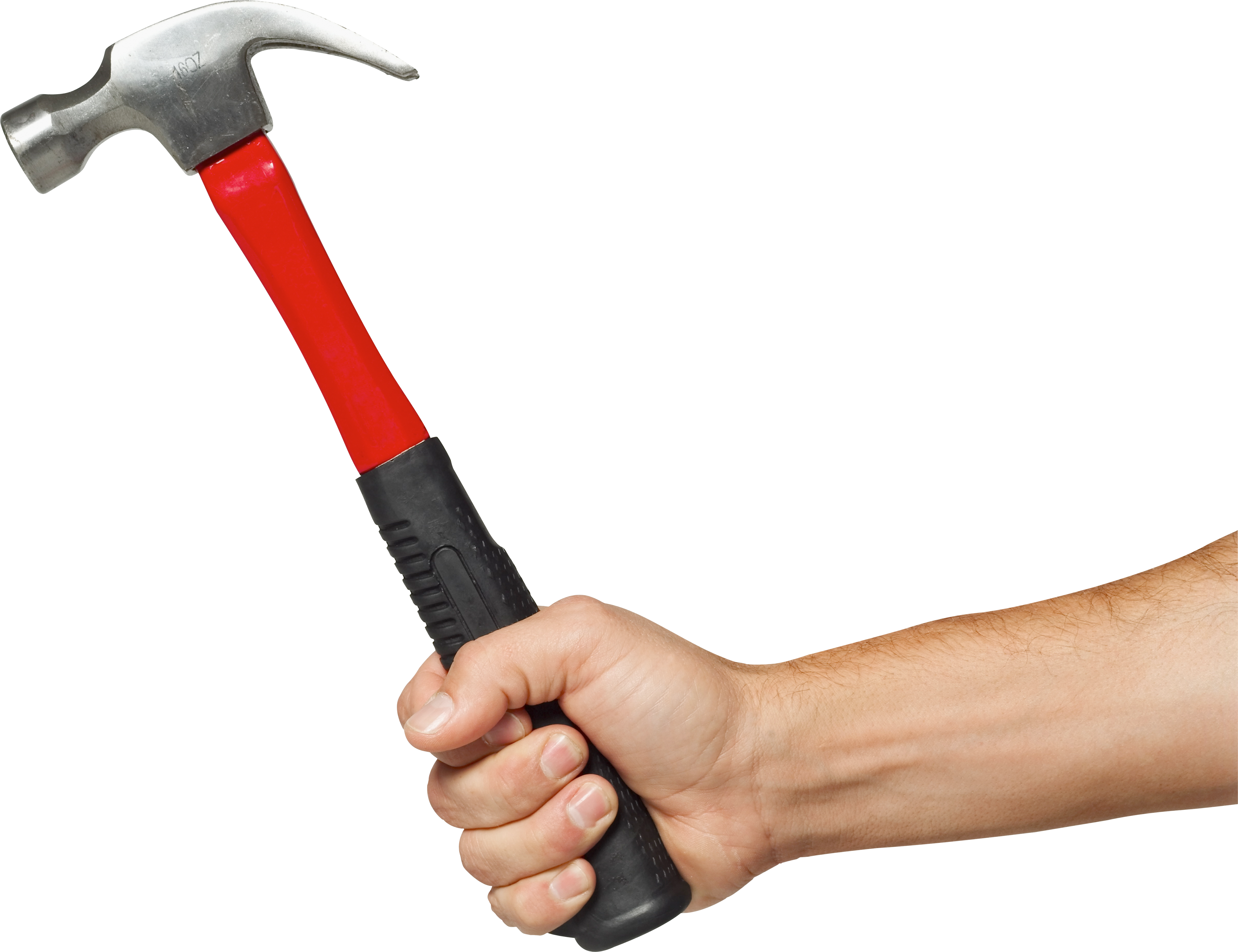 Pictures Of Hammer - Hammer With Hand Png Clipart (3812x2931), Png Download