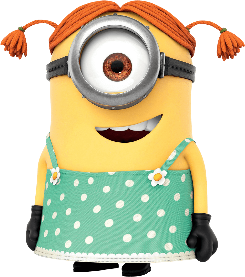 Minion Lady Clip Arts - Minion Girl Png Transparent Png (1117x1200), Png Download
