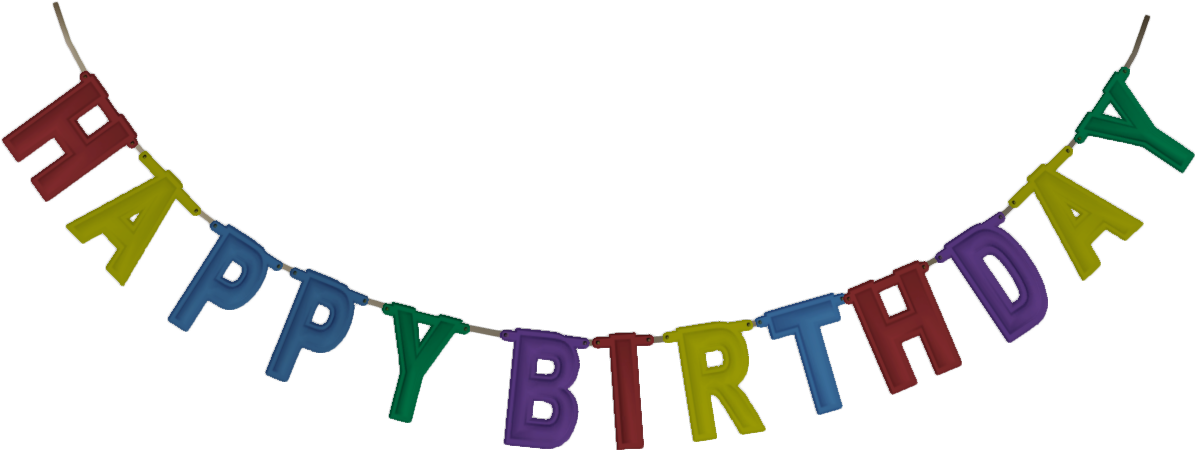 Clip Art Stock Birthday Transparent Happy Banner - Smile - Png Download (1195x450), Png Download