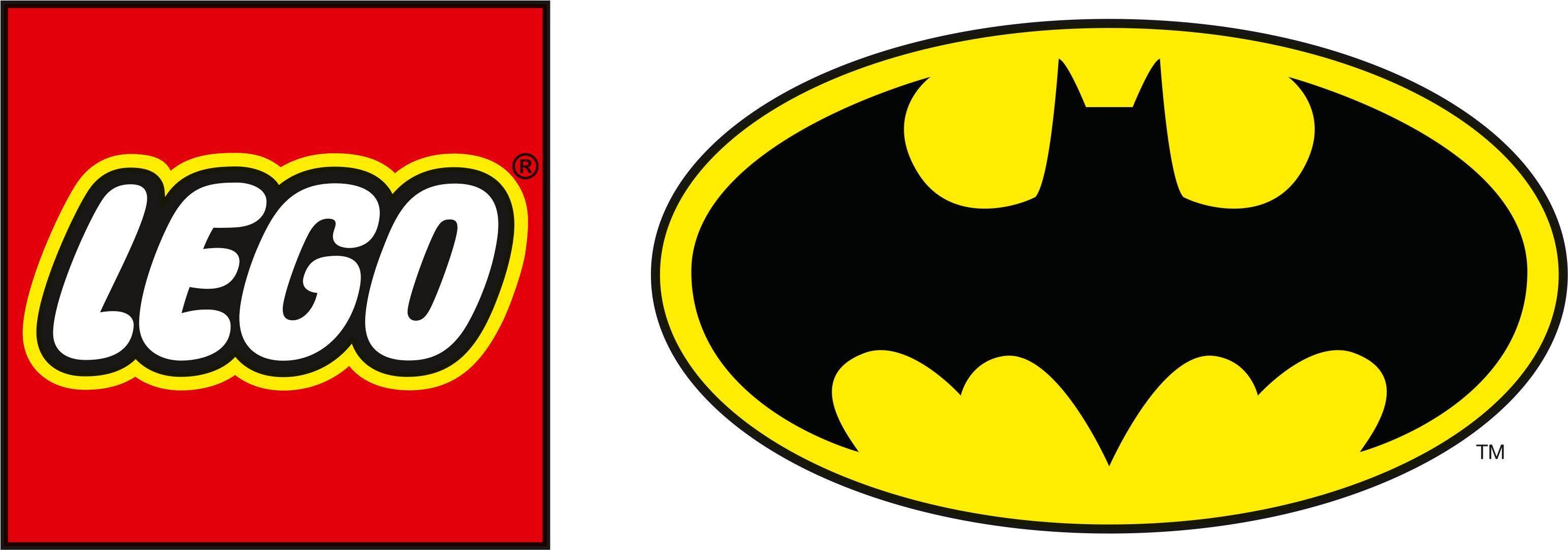 Lego Batman Logo Png Clipart (3121x1085), Png Download
