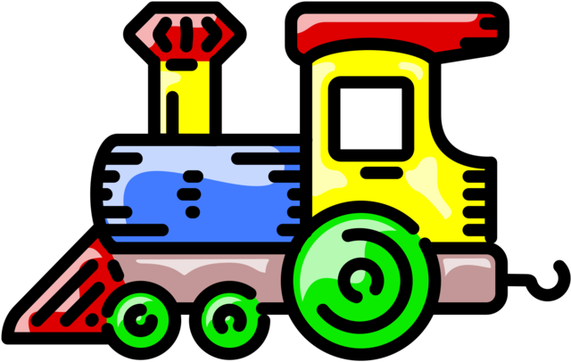 Toy,area,artwork - 19th Century Transportation Drawing Clipart (985x750), Png Download