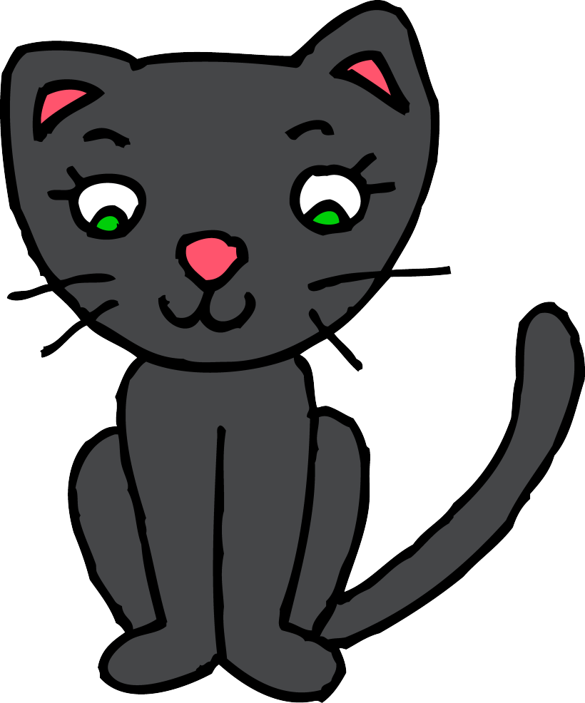 Cute Cat Clipart Free Banner Royalty Free Library Cat - Kitty Cat Clip Art - Png Download (820x986), Png Download
