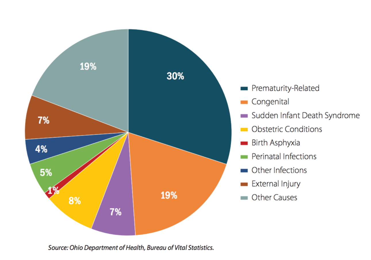 Moms B I Ohio - Infant Mortality Rate Clipart - Png Download (2400x928), Png Download