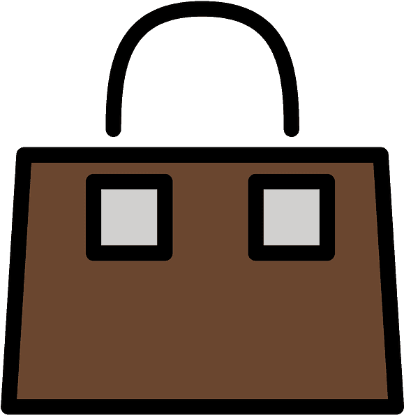 Handbag Emoji Clipart - Handbag - Png Download (800x800), Png Download