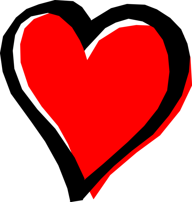 Heart Clipart, Png Download - Heart Vector Png Transparent Png (665x700), Png Download