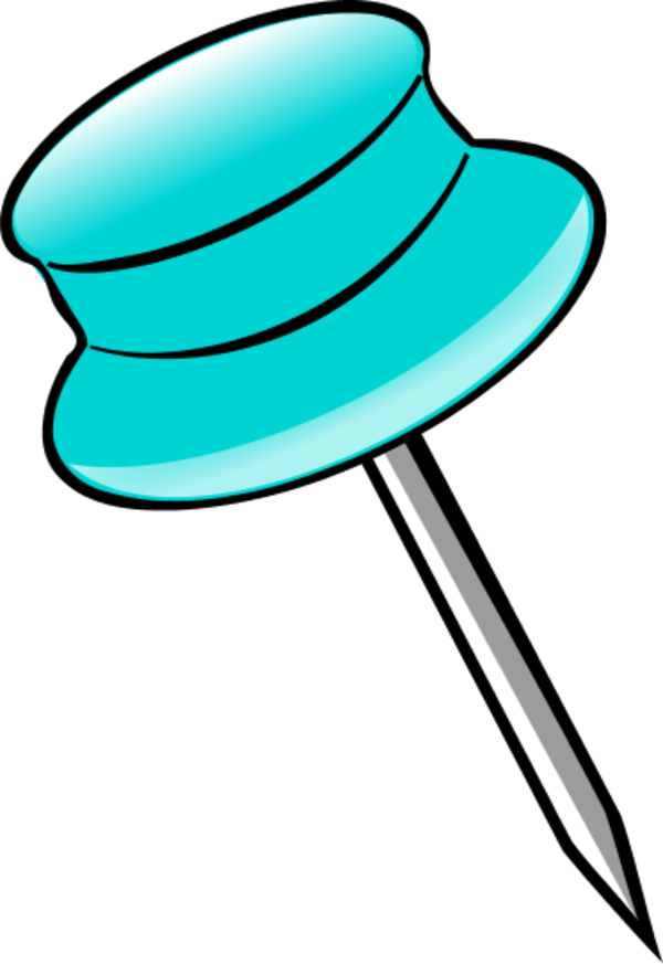 Vector Clip Art - Pin Clipart - Png Download (600x873), Png Download