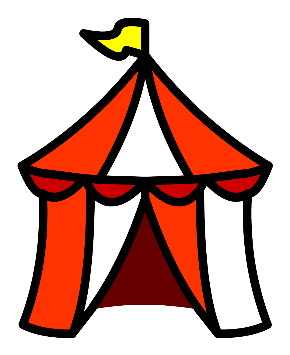 Clipart Circus Tent - Transparent Circus Clipart Tent - Png Download (953x1166), Png Download